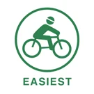 Easiest (Grade 1) mountain biking grade icon