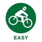 Easy (Grade 2) mountain biking grade icon