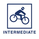 Intermediate (Grade 3) mountain biking grade icon